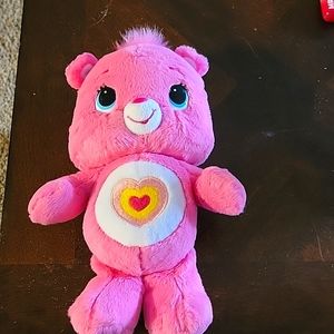 2012 Care Bear Wonderheart Plush Pink